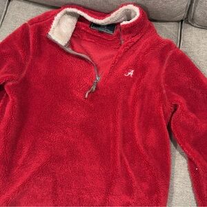 True Grit Red Fleece Pullover